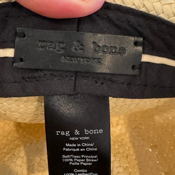 Rag & Bone Lexie Packabke Wide Brim Fedora M - Picture 4 of 9